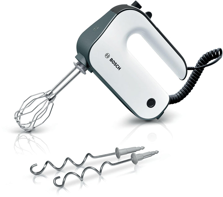 Bosch Handrührer Styline MFQ49300, 5 Stufen, 2 Edelstahl Rührbesen- und Knethaken, Spiralkabel, 850