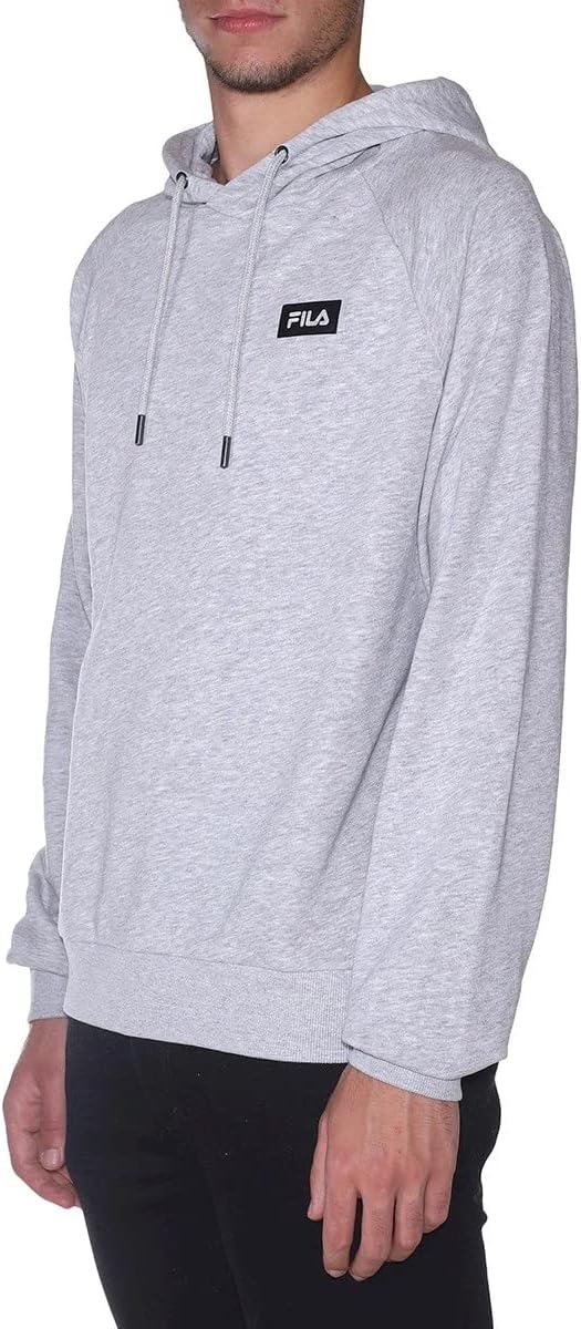 FILA Herren Belfort Kapuzenpullover (1er Pack) XL Light Grey Melange, XL Light Grey Melange