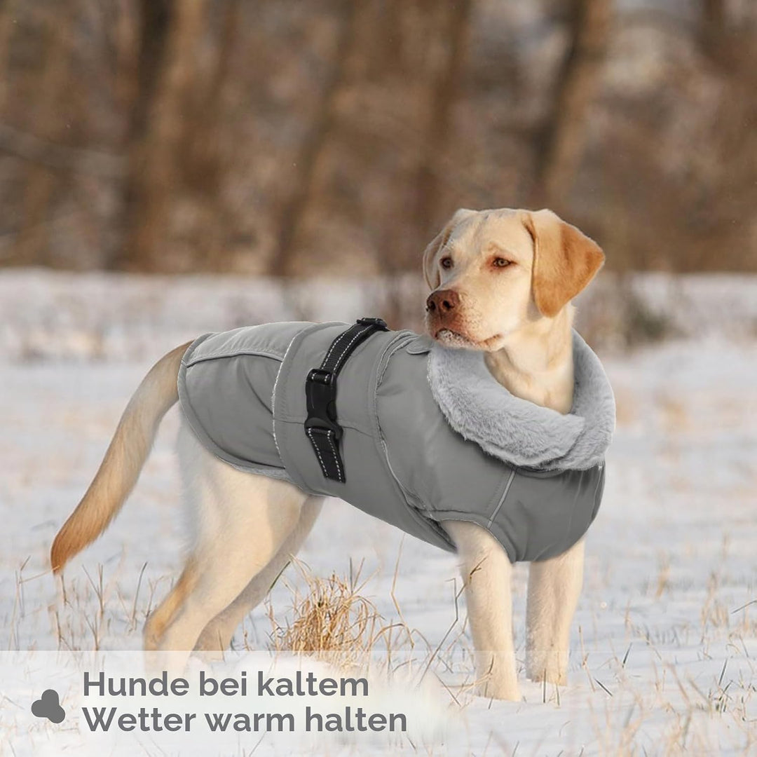 Hundemantel XXL, Hundejacke Grosse Hunde Fleecemantel Hund Hundepullover Grosse Hunde Warmer Hundema