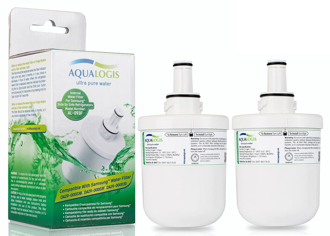 2 x AL-093F Kompatibel Filter ersetzt SAMSUNG Aqua-Pure Plus DA29-00003F / DA29-00003G - (altes Mode