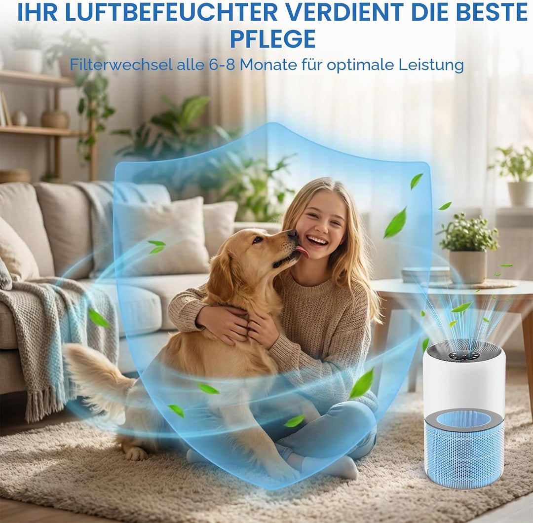 Ersatzfilter Filter Luftfilter Kompatibel mit Philips HU3918, HU3916, HU3915, HU2718, HU2716 Luftbef