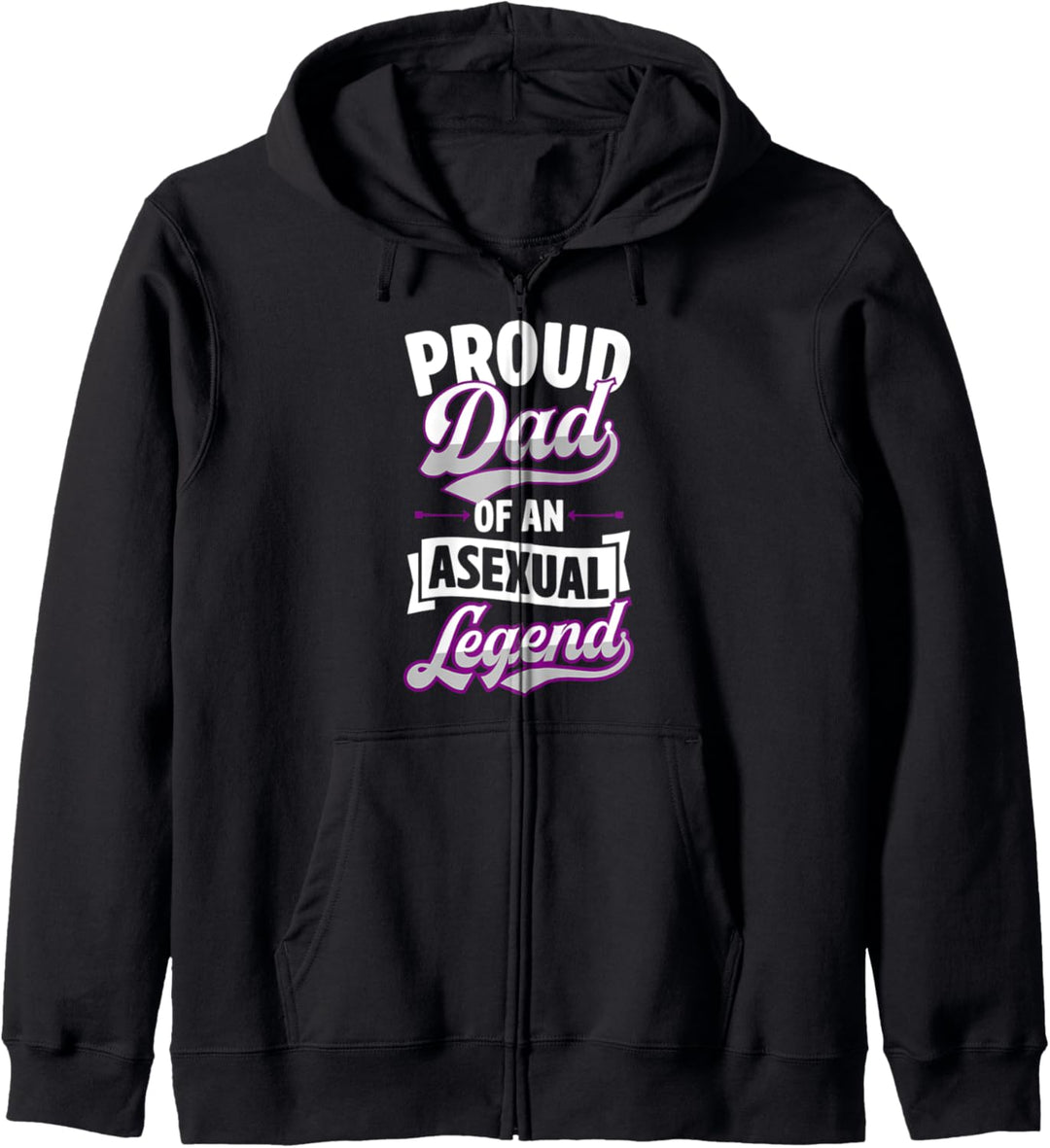 Stolzer Vater einer asexuellen Legende Nettes lustiges Ass Stolzer Eltern Kapuzenjacke