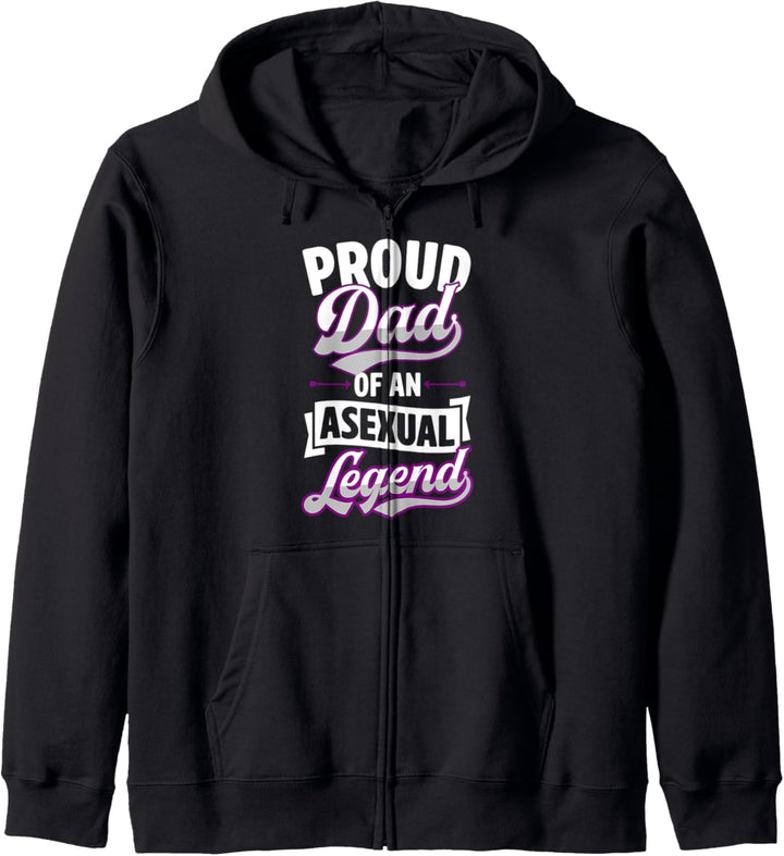 Stolzer Vater einer asexuellen Legende Nettes lustiges Ass Stolzer Eltern Kapuzenjacke