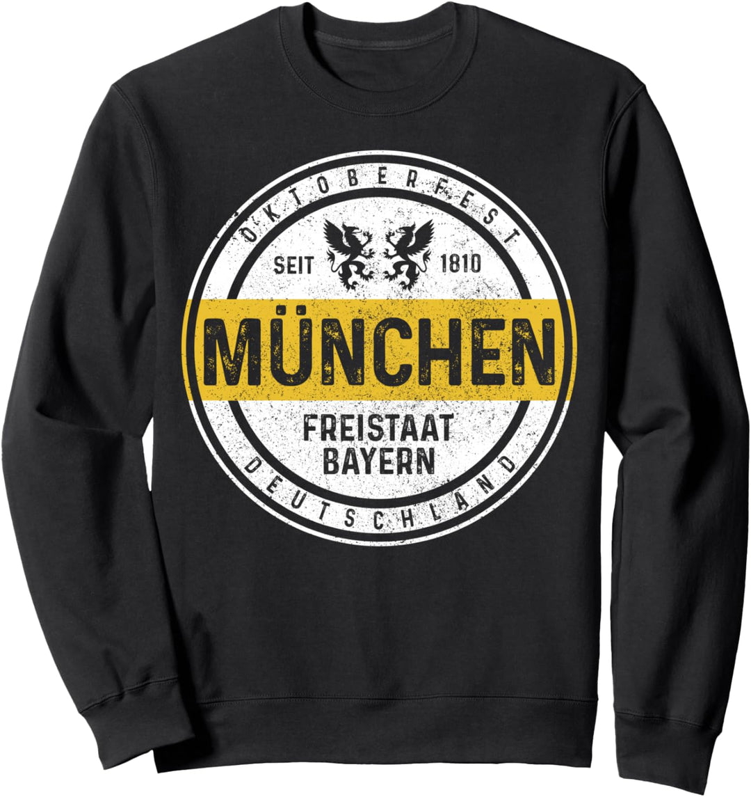 München Oktoberfest Bayern Bayerisch Stolz Vintage Geschenk Sweatshirt