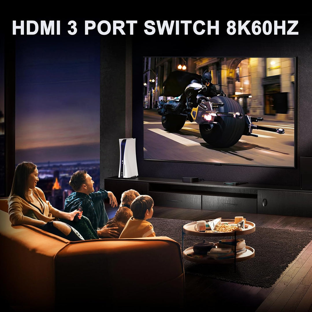 AVIDGRAM HDMI Switch 2.1 (hdmi 2.1 Switch 3x1), hdmi 2.1 switch 3x1