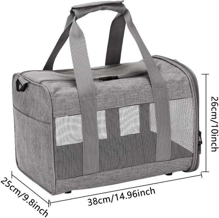 Hundetragetasche Bis 7 Kg - Katzen Tragetasche - Hunde Tasche Gassi, Faltbare Atmungsaktive Hundetra