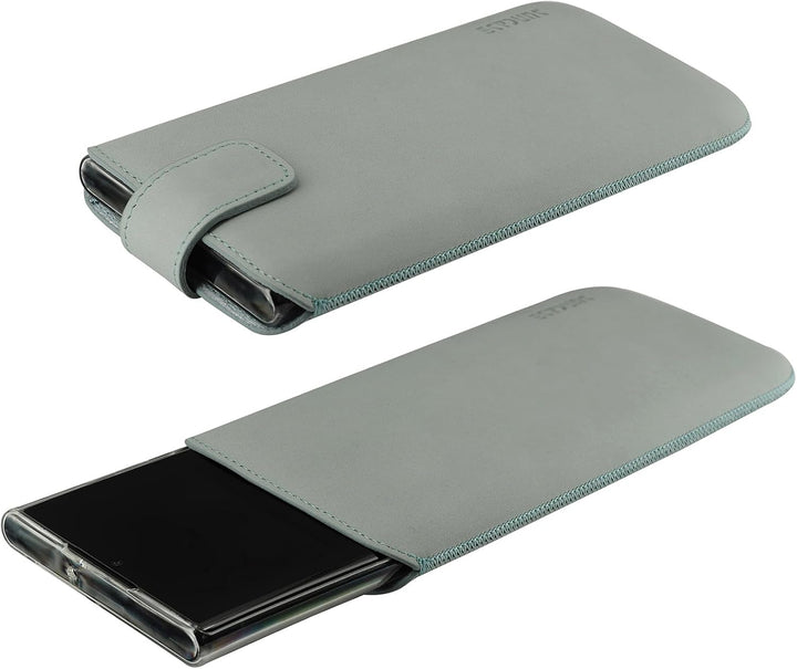 Suncase Etui Tasche kompatibel mit Samsung Galaxy S25 Ultra 5G Hülle mit ZUSÄTZLICHER Case Lasche mi