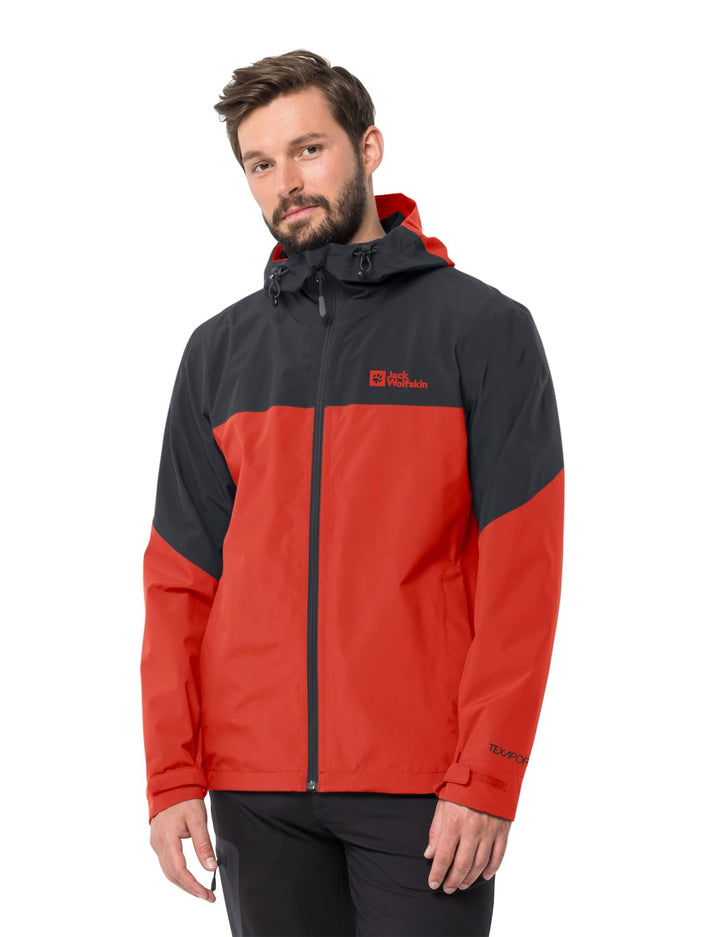 Jack Wolfskin Herren Weiltal 2l Jkt M Jacke S strong red, S strong red