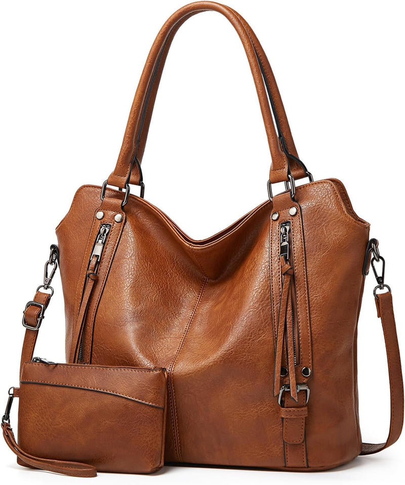 TAN.TOMI Handtasche Damen,Handtaschen Set,Umhängetasche Gross Schultertasche Frau Elegant Henkeltasc