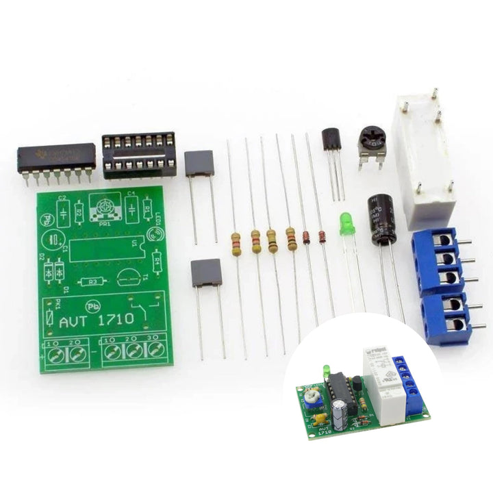 AVT1710 KIT DIY Verzögerungsschalter, Elektronisches DIY Kit, Lernpaket, Elektronik-Bastelkit, Kit z