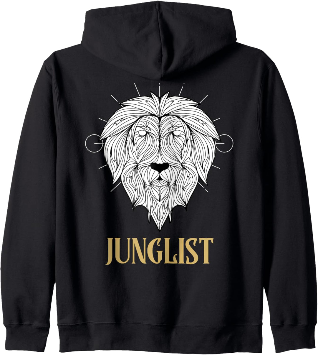 Trommel und Bass Junglist Löwe Drum & Bass Dschungel Kapuzenjacke