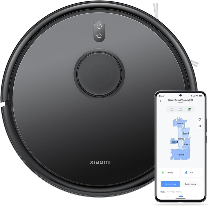 Xiaomi Robot Vacuum S20 Saug- und Wischroboter, Smarter Reinigungsplan mit LDS Lasernavigation, 5000