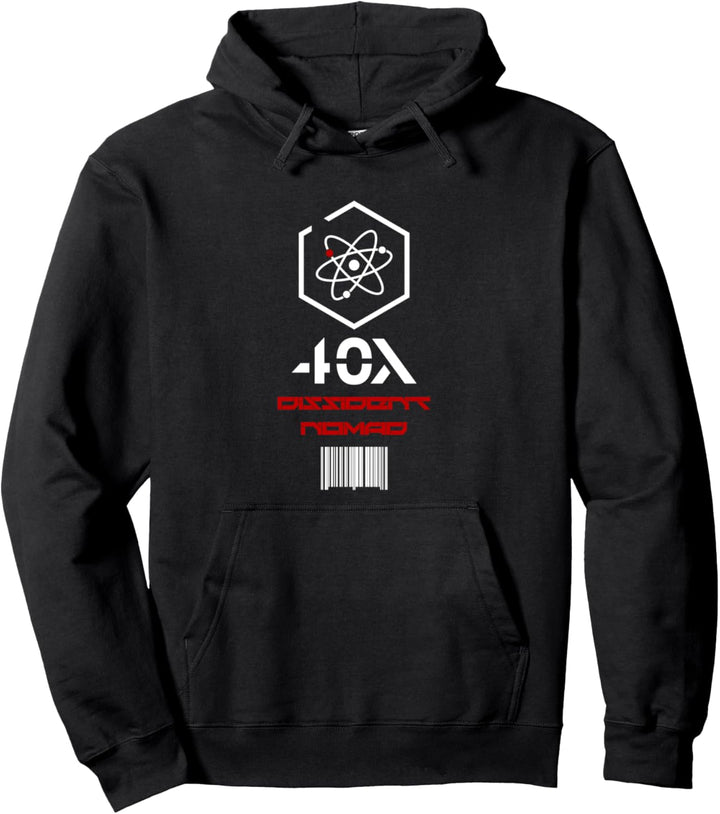 Dissident Nomad Outsider Free Thinker Techwear Pullover Hoodie