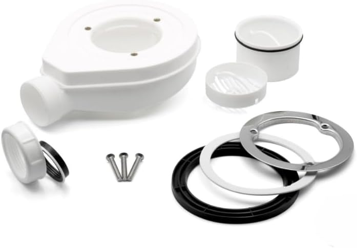 SMC Duschwanne HIEMAL 70x100 cm Weiss RAL9016 extra flache robuste Duschtasse, ANTI-Rutsch-Oberfläch