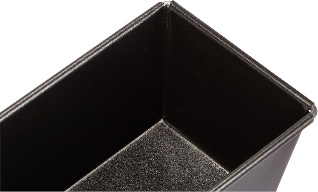 Dr. 2587 Oetker Kastenform, kleine Kuchenform, Backform aus Stahl mit Antihaftbeschichtung, schwarz,