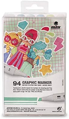 Montana Colors MTN 94 Graphic Marker Pack 12 Pastellfarben
