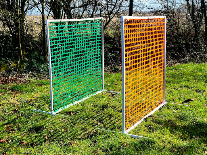Generisch 2 x HOOPERS Agility Zaun blau/orange/VDH-KONFORM/Gate/Gatter/Trennzaun, aus Kunststoff, NA