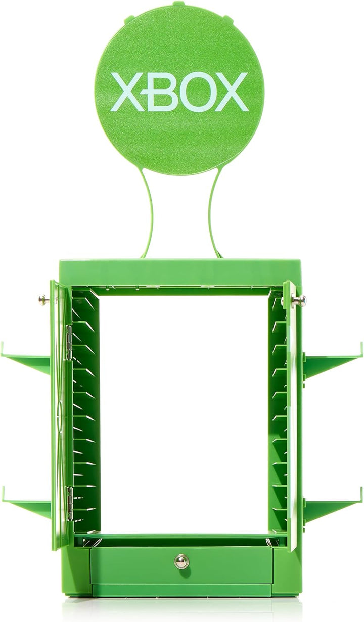 Numskull Offizieller XBOX Grüner Gaming-Schrank, Controller-Halter, Headset-Ständer für PS5, Xbox Se