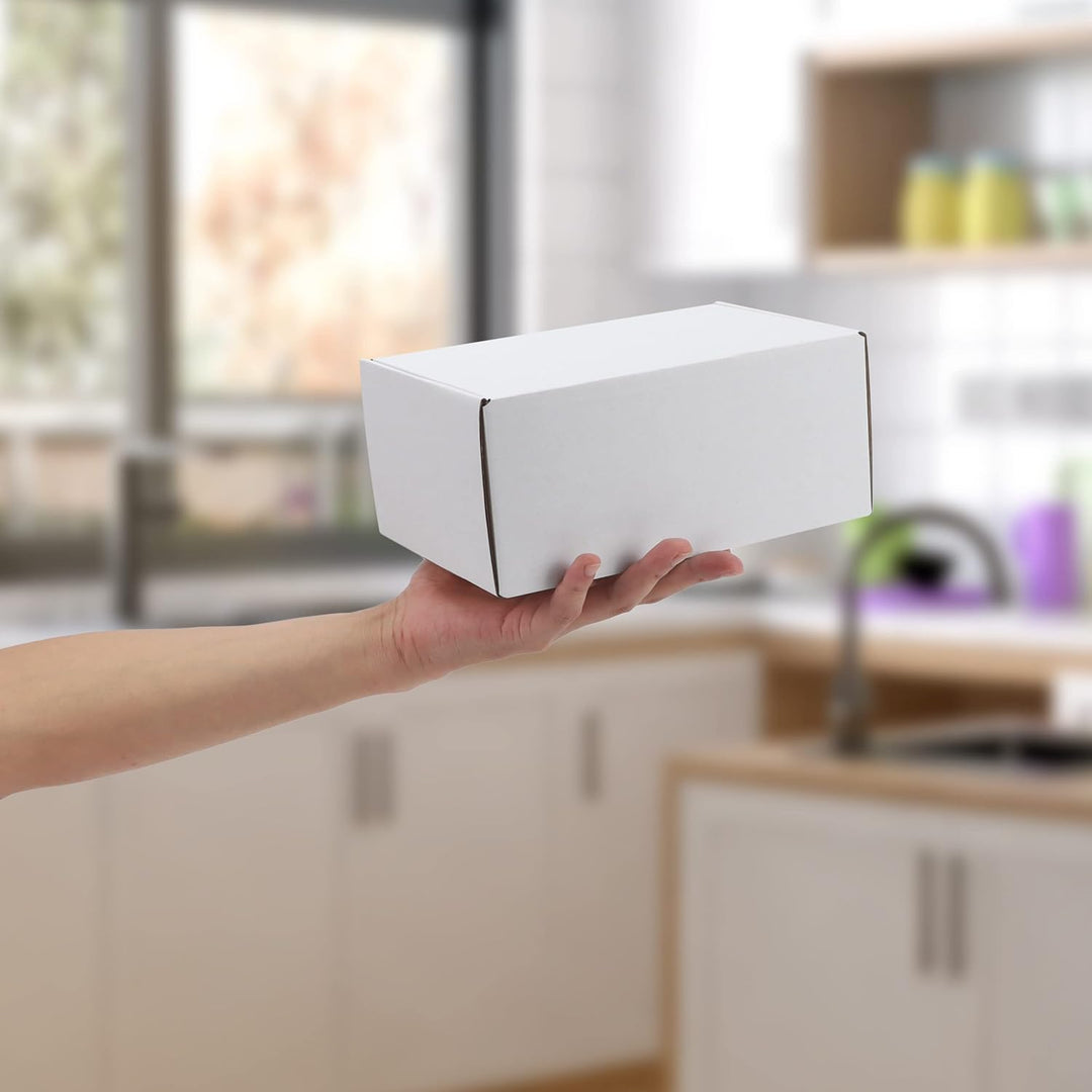 HORLIMER 25 Stück Versandkarton Klein Karton Box, 153x102x76mm Verpackungskartons mit Deckel für War