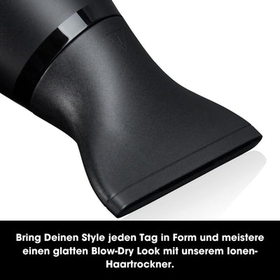 ghd air Haartrockner, professioneller, leistungsstarker Föhn mit Ionen-Technologie, schwarz ghd air
