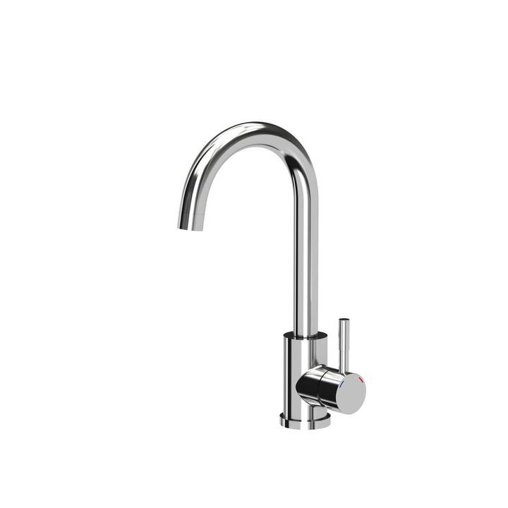 VBChome Inox Spültischarmatur Chrom Edelstahl 360°drehbar U- Form Küche Wasserhahn Küchenarmatur Ein