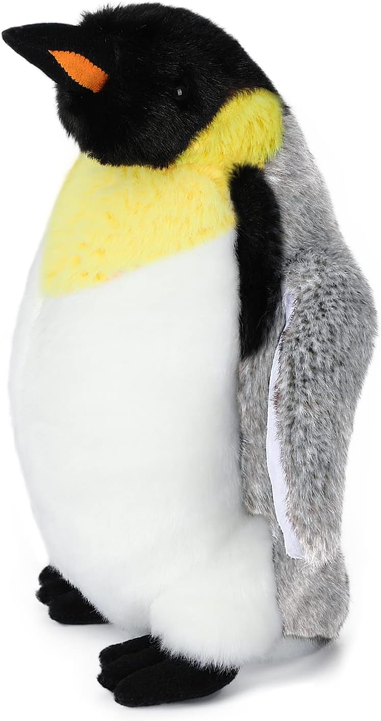 Pinguin-Plüschtier, 25 cm grosse Stofftier-Plüschpuppe, weich, flauschig wie echter Pinguin, Kuschel