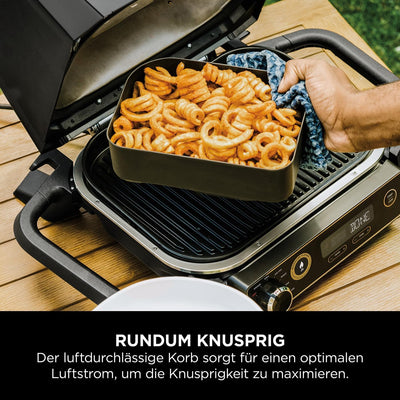 Ninja Woodfire Combo Crisper Korb, kompatibel mit Ninja Woodfire Elektrogrill für den Aussenbereich,