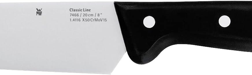 WMF Classic Line Kochmesser 34 cm, Spezialklingenstahl, Kunststoffgriff, Klinge 20 cm