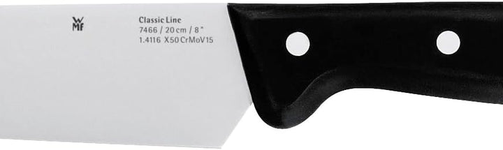 WMF Classic Line Kochmesser 34 cm, Spezialklingenstahl, Kunststoffgriff, Klinge 20 cm