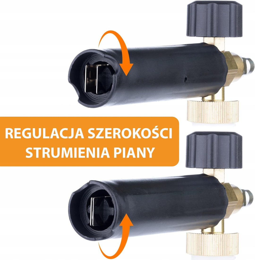 Rosfix Schaumlanze 1l 1/4" QC Set Kompatibel mit Kränzle D10 Light Line