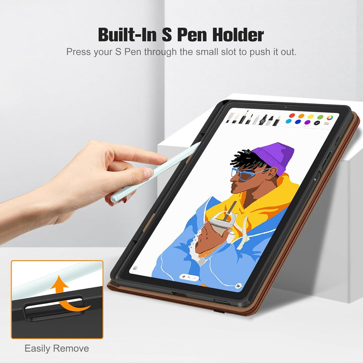 Fintie Hülle für Samsung Galaxy Tab S6 Lite 10.4 2022/2020 SM-P610/P613/P615/P619, Soft TPU Rückseit