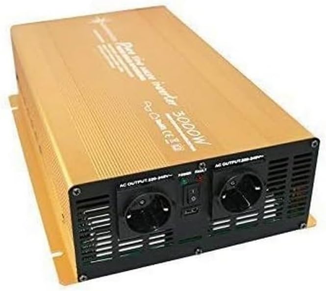 Wechselrichter - Spannungswandler 12V 300 bis 3000 Watt reiner SINUS mit echtem Power USB 2.1A Gold
