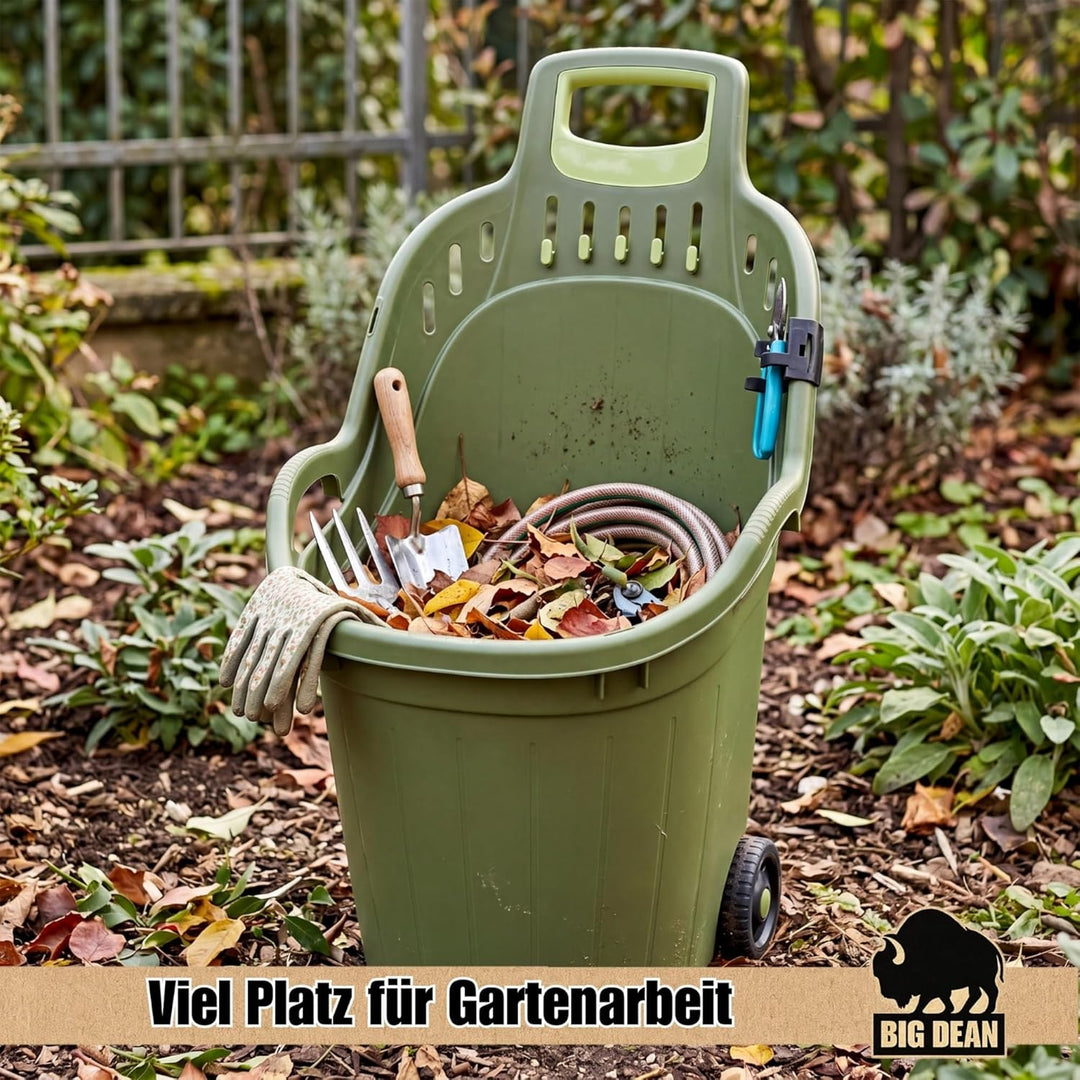 Gartentrolley Gartenwagen 50 Liter 60 kg Belastbar