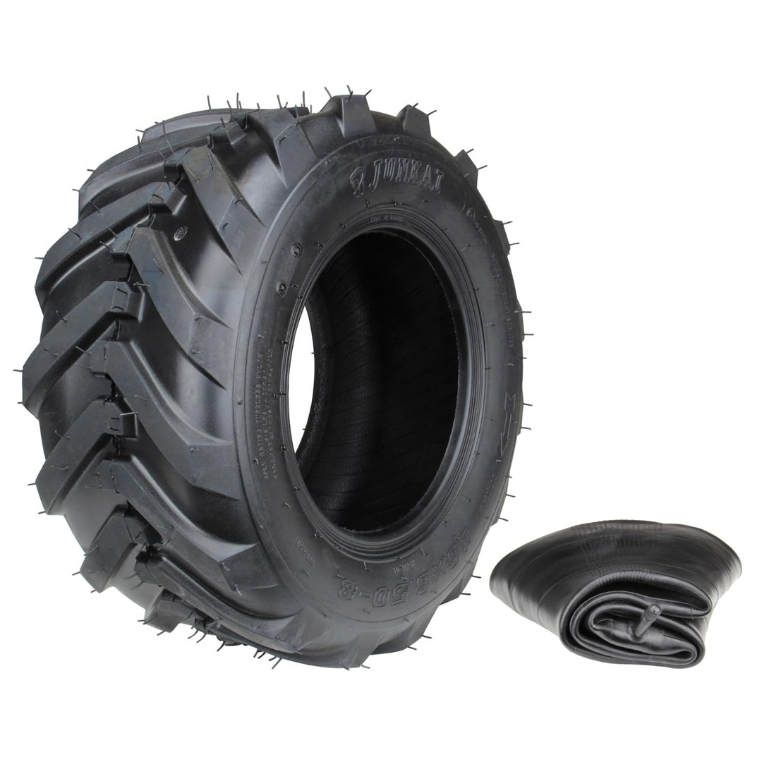 1x Reifen 16x6.5-8 Plus Schlauch für Rasentraktor Stollenreifen neu