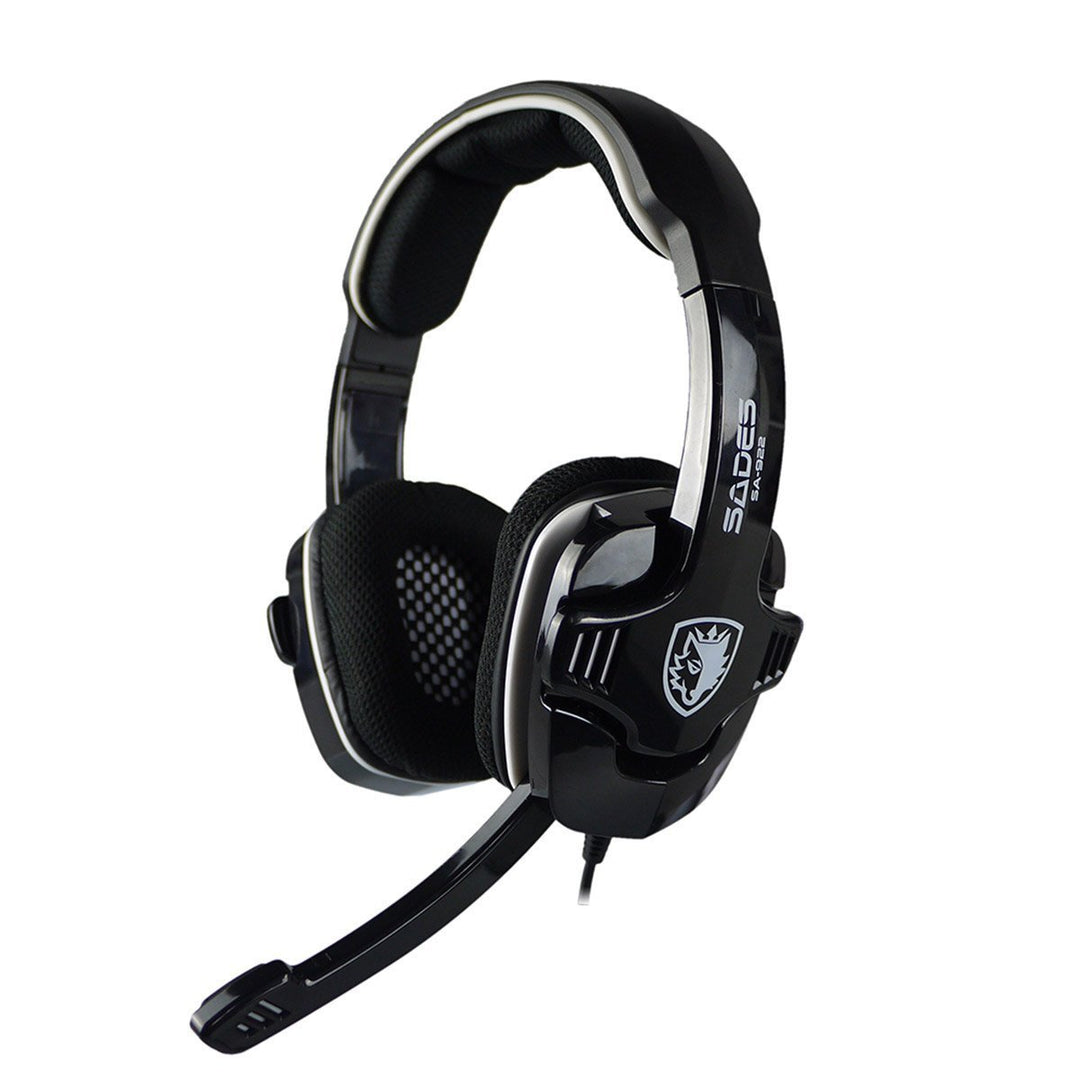 Sades In-Ear-Gaming-Kopfhörer schwarz schwarz/weiss SA-922, SA-922