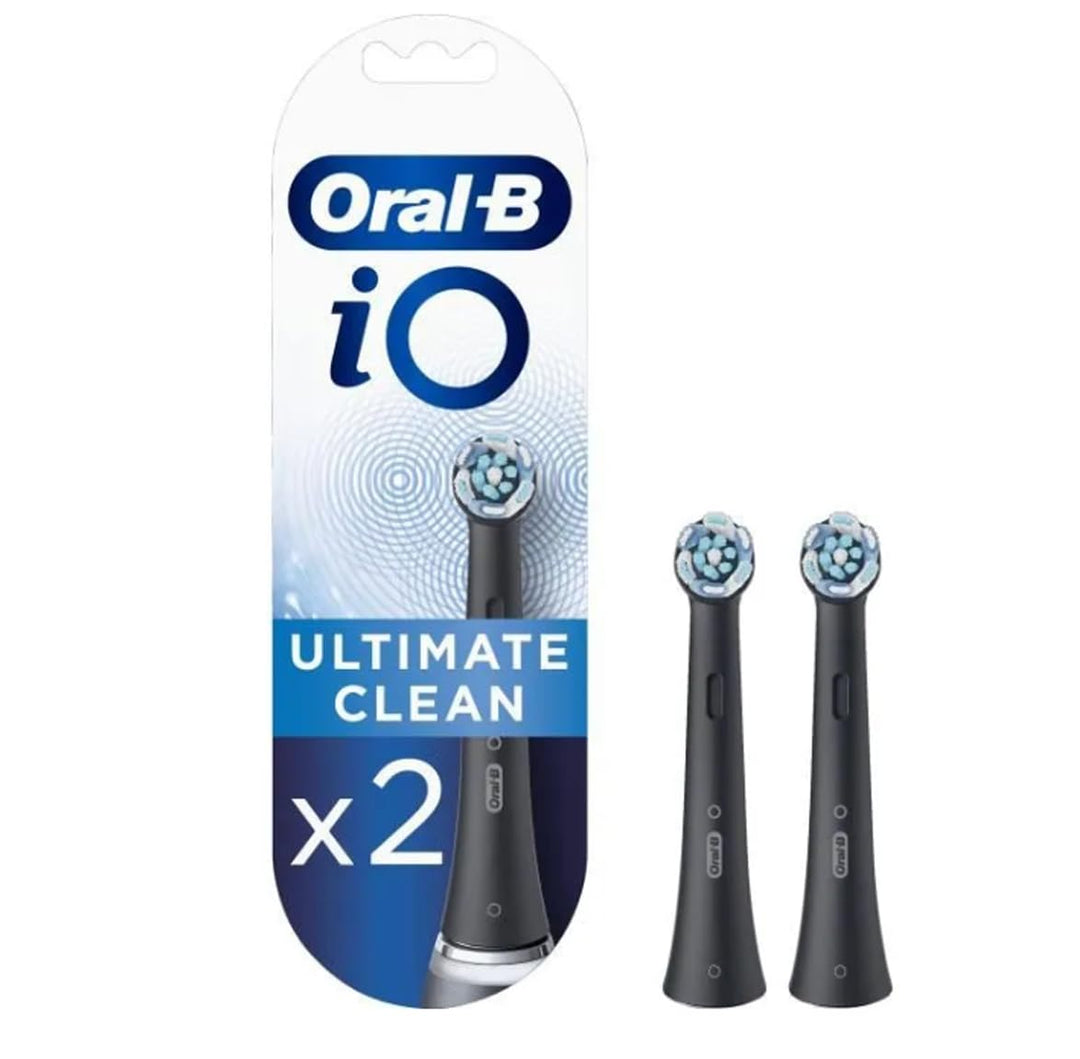 Oral-B - iO Ultimate Clean - 2 Bürstenköpfe - Schwarz - 1 Stück 2 stück (1er Pack) Ultimate Clean Sc