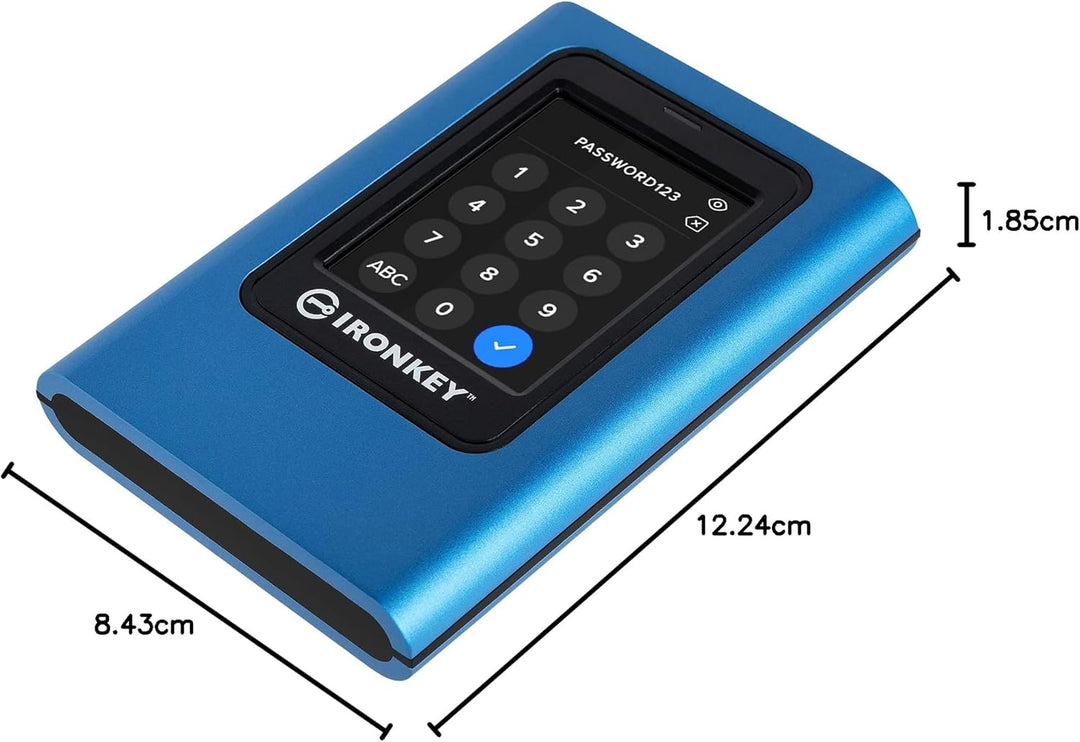 Kingston IronKey Vault Privacy 80 - Externe SSD - FIPS 197-zertifiziert mit XTS-AES-256-Bit-Verschlü