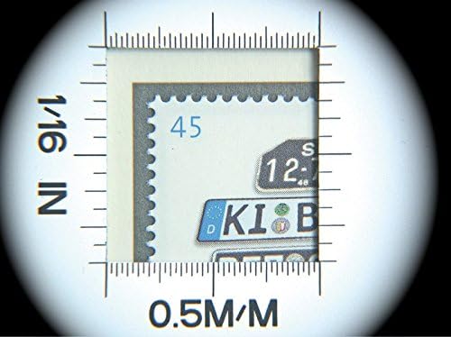 LINDNER Das Original Alu LED-Aufsetzlupe, Vergrösserung 10x