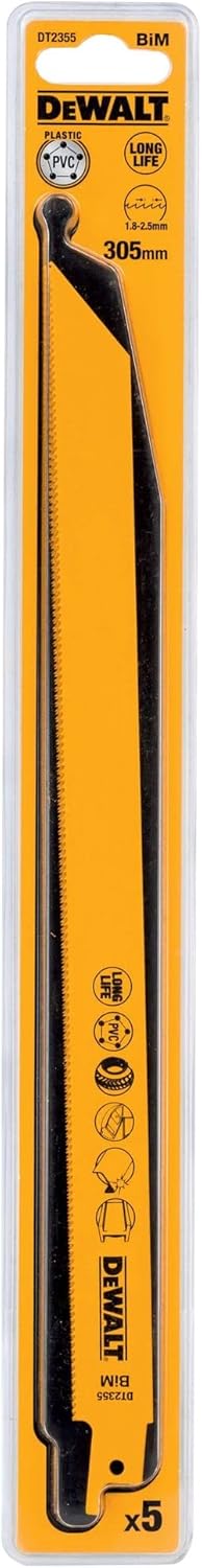 DeWalt DT2355-QZ Saebelsaegeblatt BIM Uni 305mm 5Stk