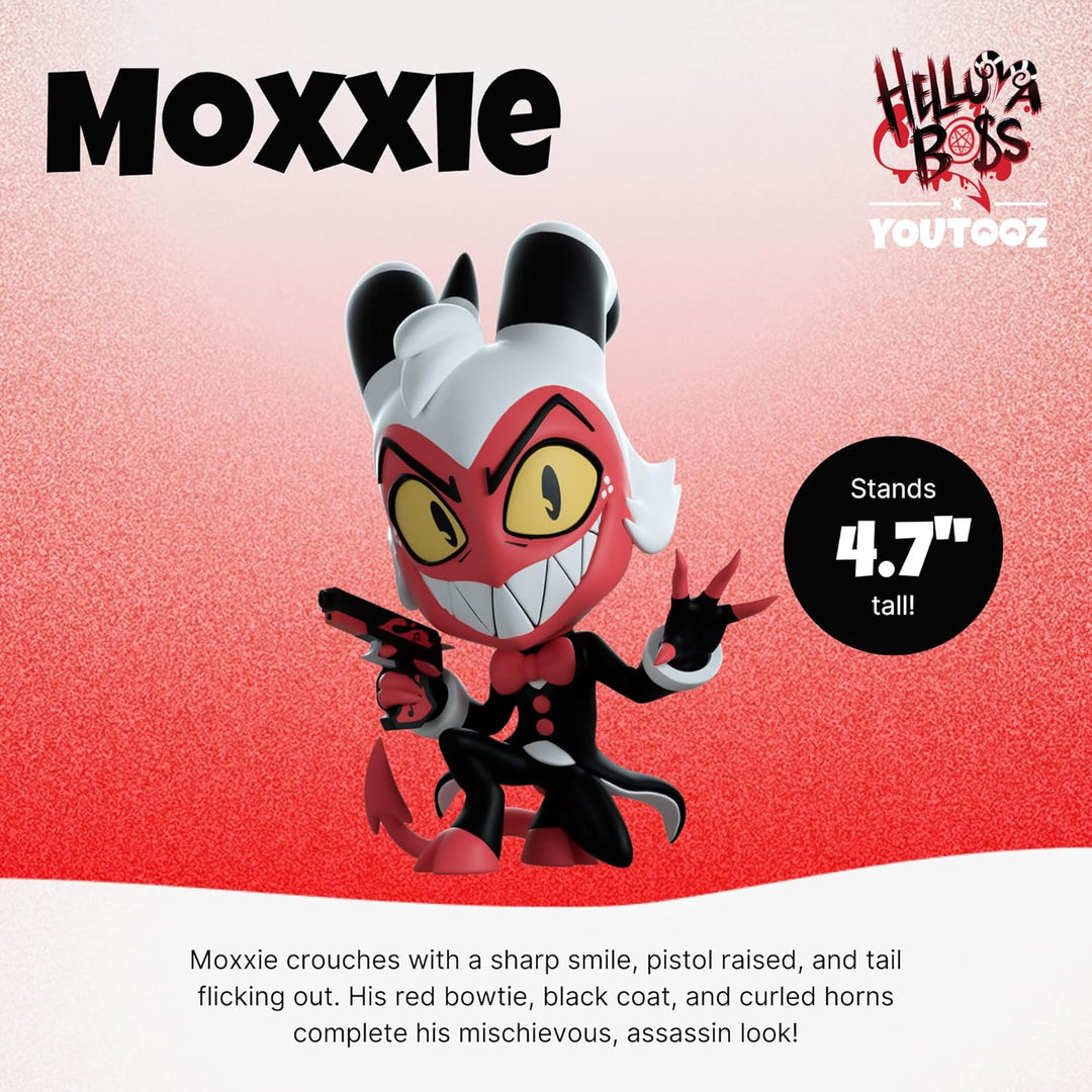 Youtooz Helluva Boss: Moxxie Moxie Figur, Schwarz