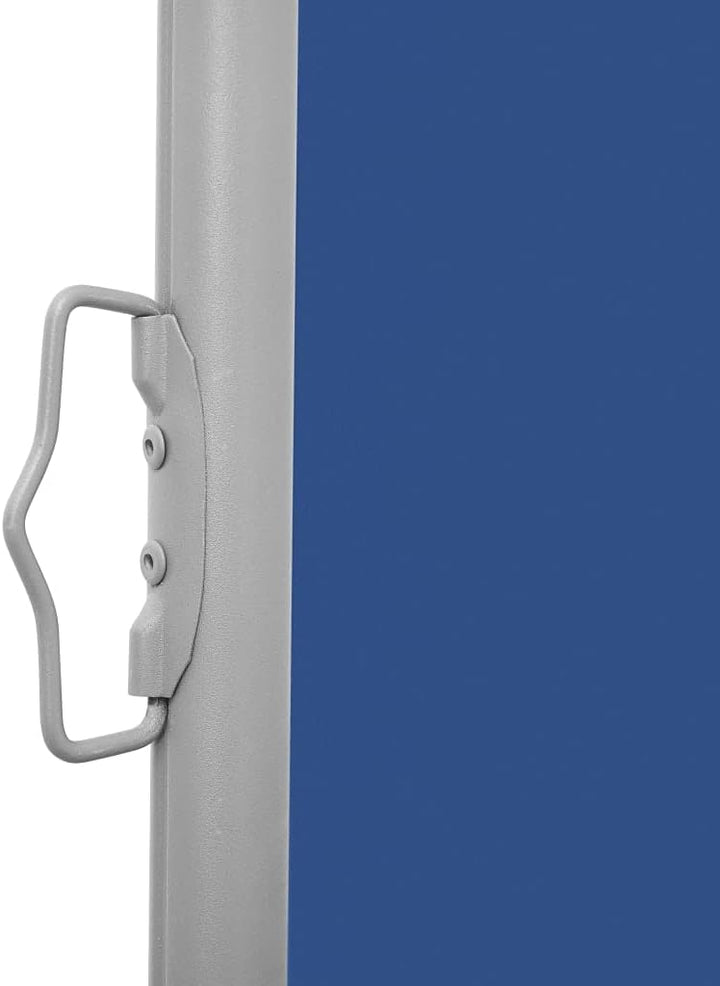 puraday 100x600 cm Ausziehbare Seitenmarkise Blau Terrassen-Sichtschutz Stilvolle Seitenmarkise Sich