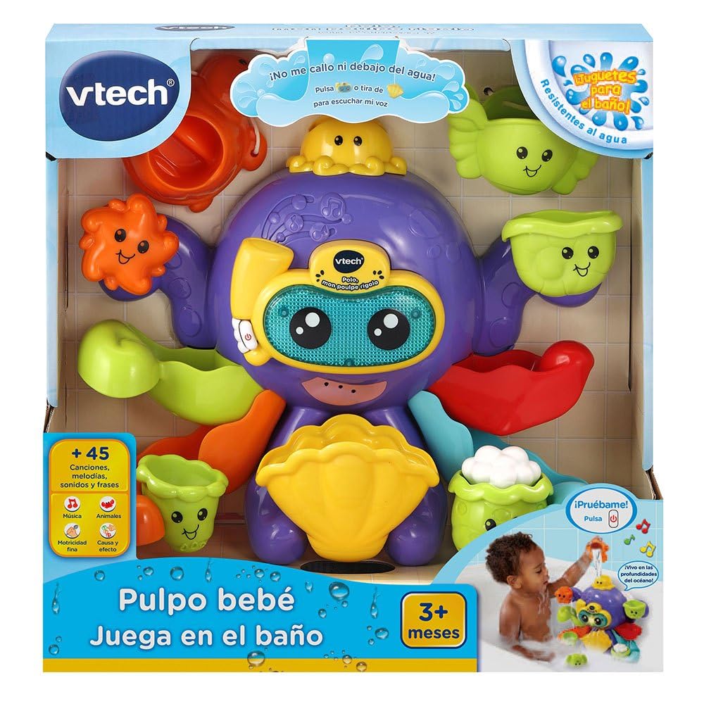 Vtech - Baby-Oktopus spielt im Bad, Farbe (80-555222)