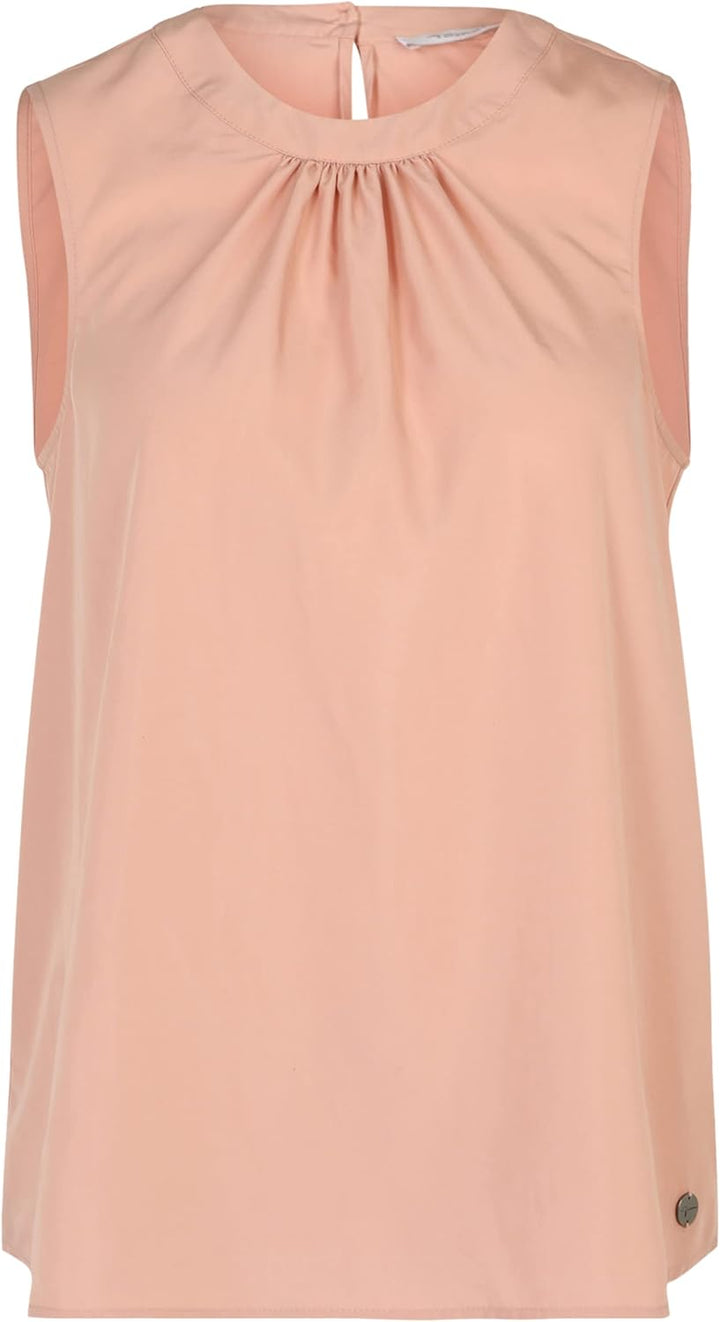 Tamaris Damen AVEIRO AOP Gewebtes Rundhalsausschnitt Top 34 Cloud Pink, 34 Cloud Pink