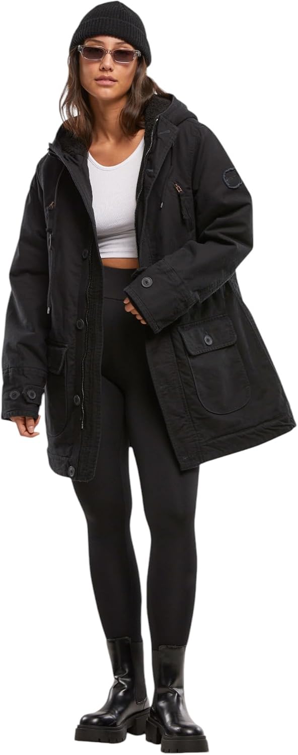 Forvert Fiss Parka women, Damen Parka Jacke, Damen Parka Jacke, Grössen XS bis 3XL L Olive, L Olive