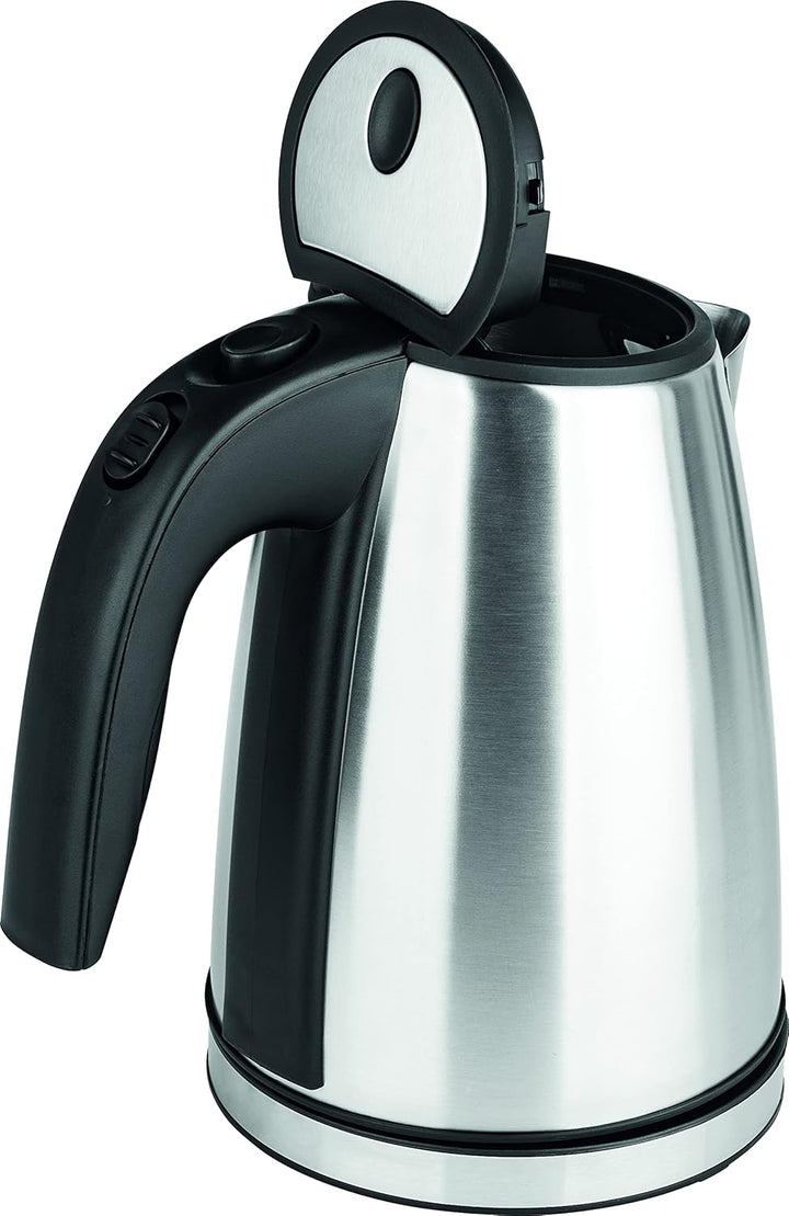 ECG RK 1050 Edelstahl Wasserkocher, 1.0 Liter 1 Liter Edelstahl-design, 1 Liter Edelstahl-design
