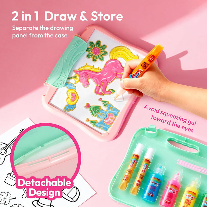 Klever Kits Gel Fun Bastelset für Kinder, Geburtstagsgeschenk für Jungen und Mädchen im Alter von 6-