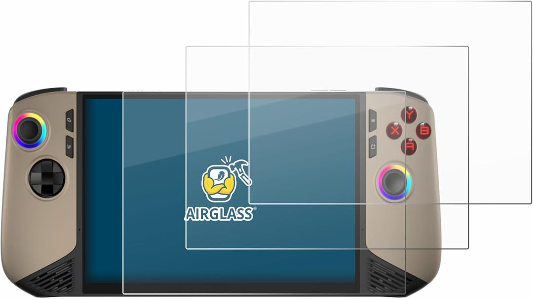 BROTECT 3 Stück Schutzglas für MSI Claw 8 AI+ Schutzfolie Panzer Folie Glas Displayschutz Made in Ge