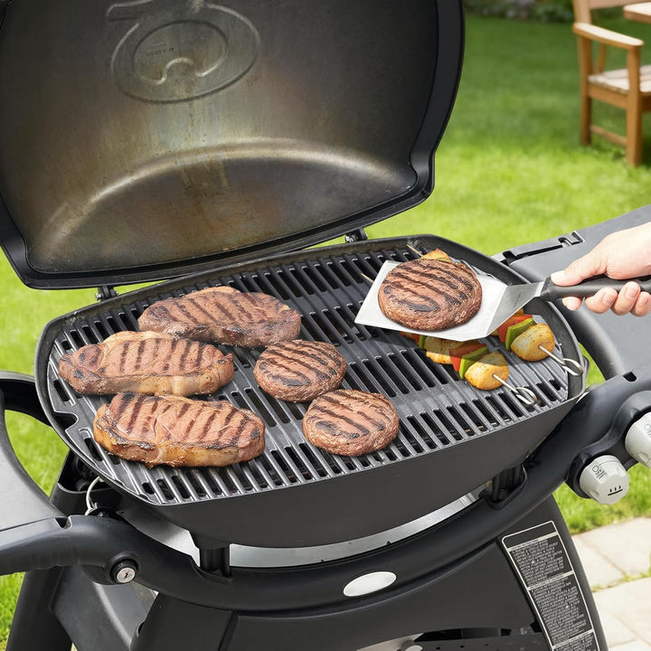 Onlyfire Grillrost Gusseisen für Weber Q300, Q320, Q3000, Q3100, Q3200 Serie Gas Grill,BBQ Ersatz fü