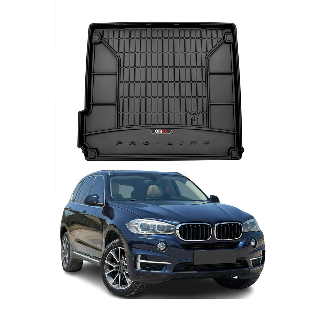 OMAC Gummi Kofferraumwanne kompatibel mit BMW X5 F15 F85 2013-2018 TPE Laderaumwanne