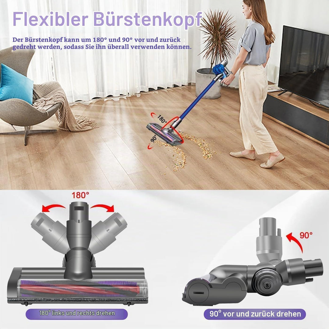 Elektrische Bürste kompatibel für Dyson V6 DC58 DC59 DC62 DC72 DC74 SV04 SV06 SV09, Direktantrieb Re